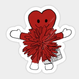 Heart Bomb Sticker